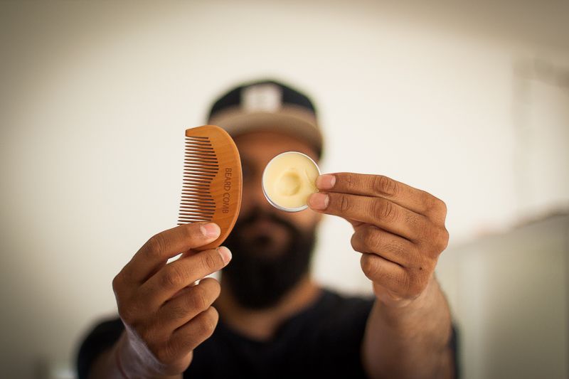 Use Beard Balm for that hold