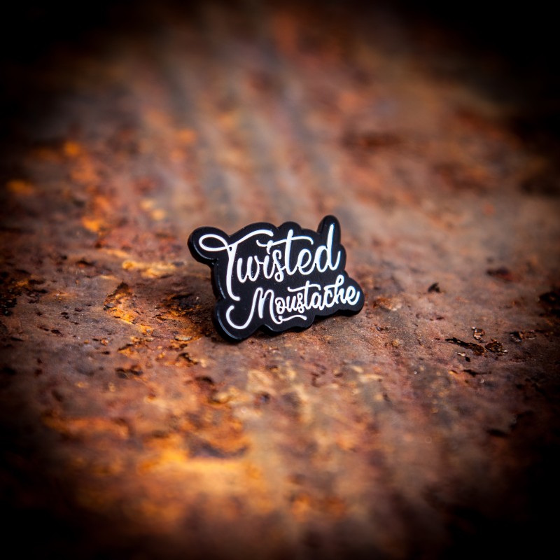 Twisted Moustache Enamel Pin
