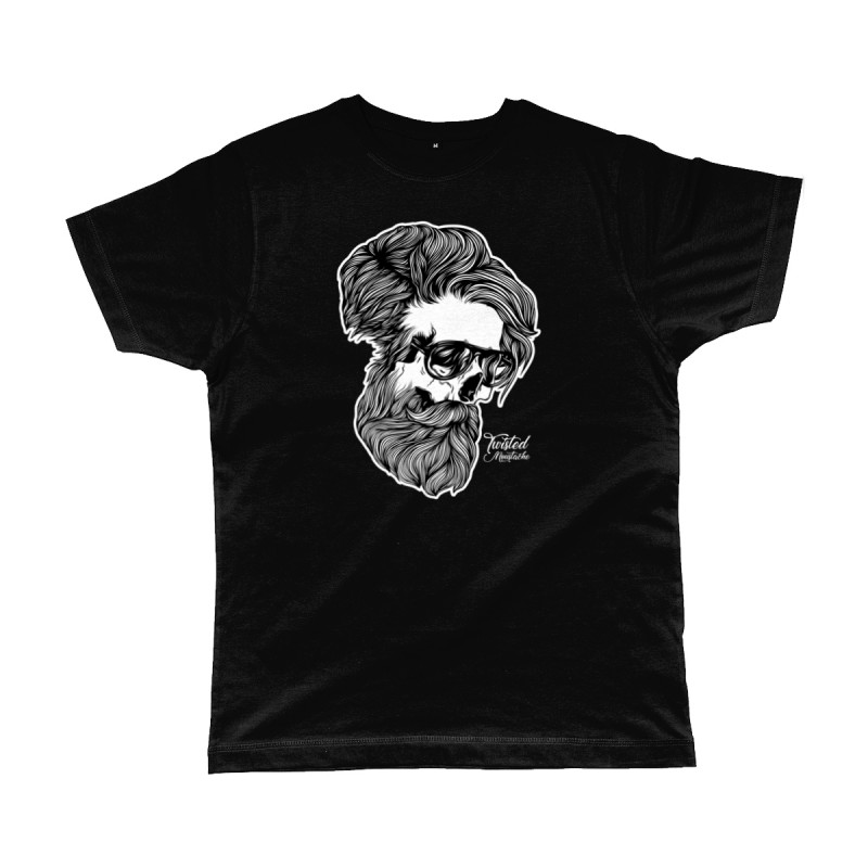 Classic Skull & Bone Tee Black