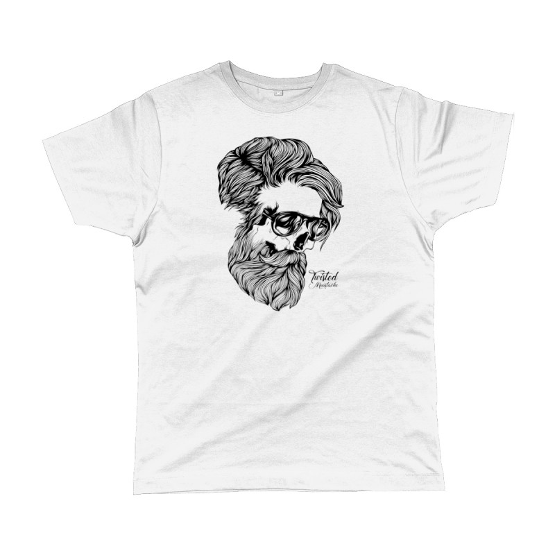Classic Skull & Bone Tee White