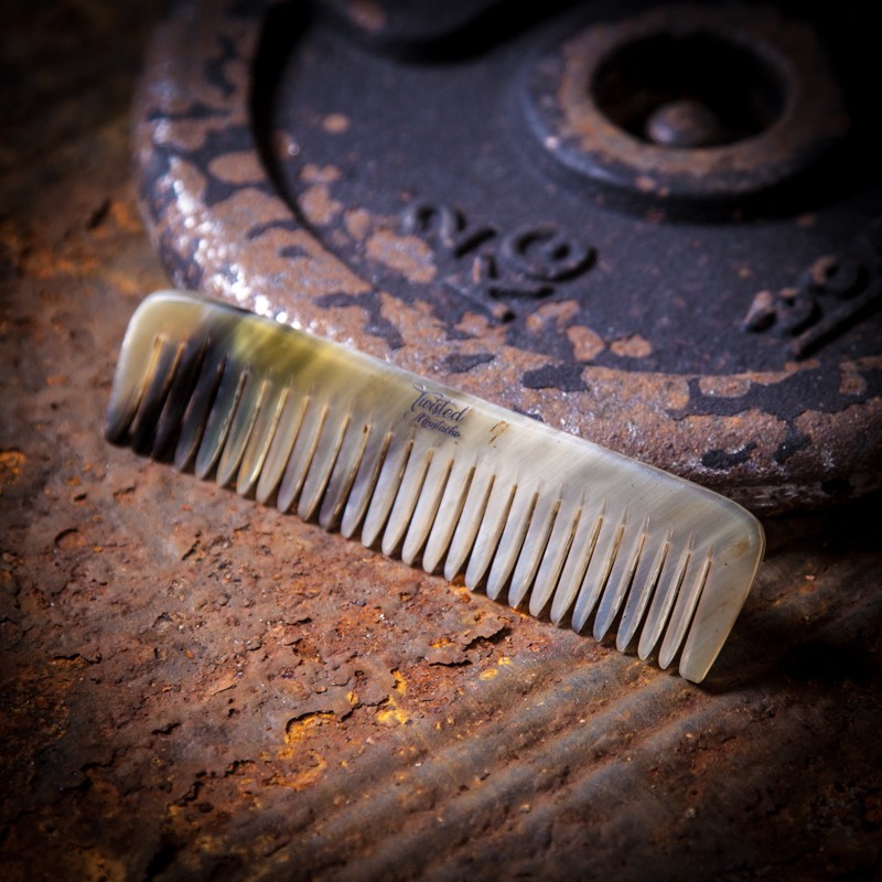 Ox Horn Small Beard & Stache Comb
