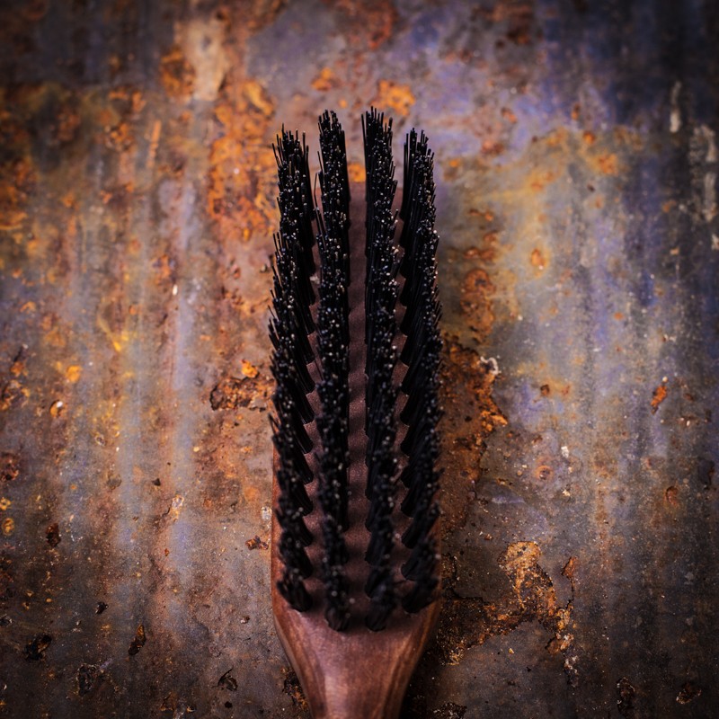 Pearwood & Ox Horn Beard Brush