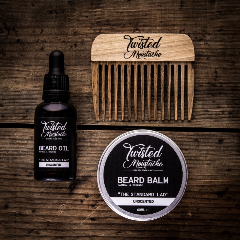 The Date Night Grooming Set - Beard Balm, Oil & Beard Pick