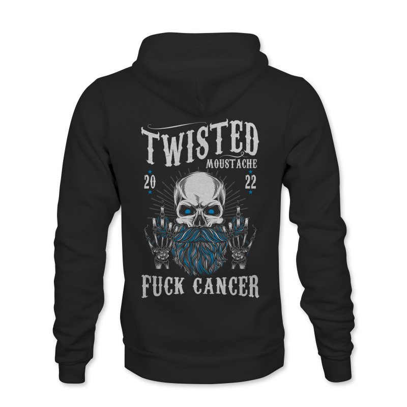 Twisted & Bearded F Cancer Hoodie