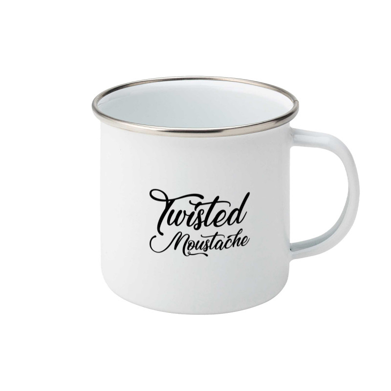Twisted & Bearded Mental Health Enamel Mug